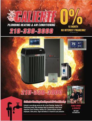 Call
Today for a full system replacement with 0% financing