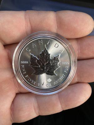 Canadian Maple 1 oz silver coin