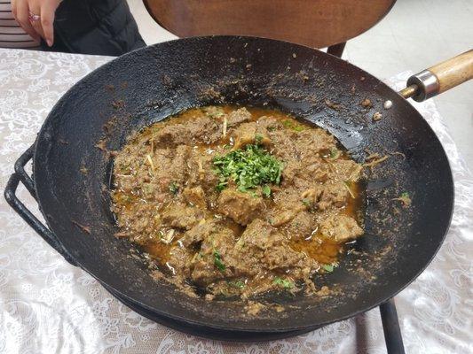 Mutton Kadhai with black pepper