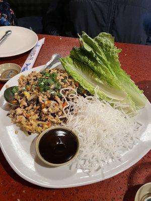 Chicken Romain lettuce Wraps