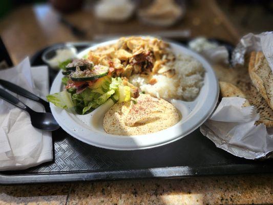 Chicken Shawarma Plate