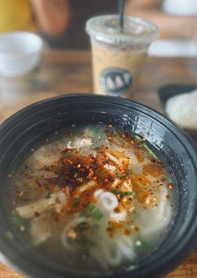 Kao piek sen, aka chicken noodle soup