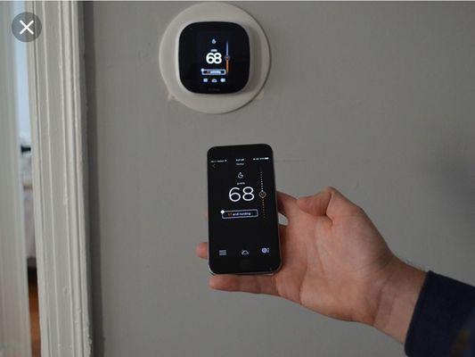 We offer WiFi thermostats. Control your air conditioning from anywhere in your home or the world.