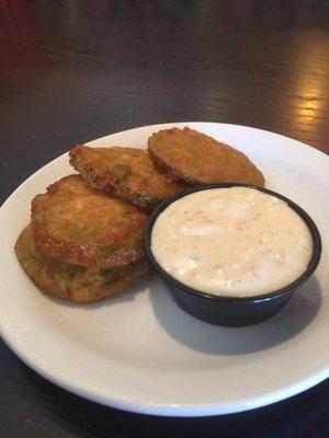 Fried green tomatoes