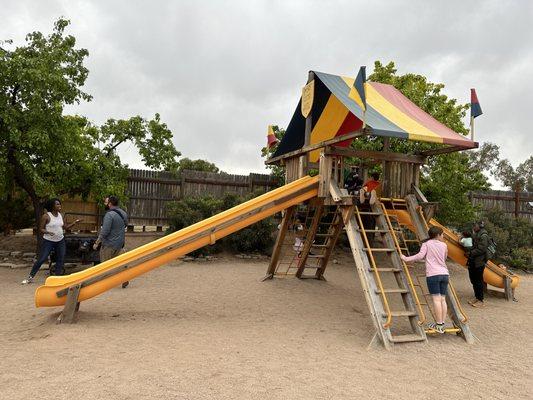 A *free* playground for kids in the middle of the festival!