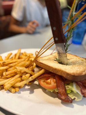 BBBLT Sandwich, subbed the milk bread w/ plain toast