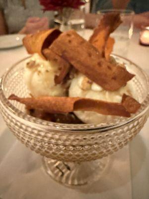 Carrot cake sundae. Much more sophisticated than it sounds. The spiced nuts took it to a new level.