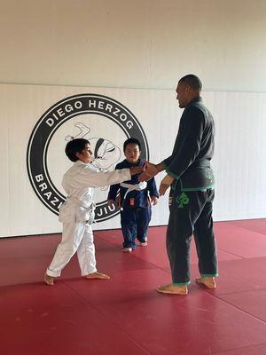 Where they learn self-esteem, respect, loyalty, discipline and games, but the most important: knowledge of self defense!