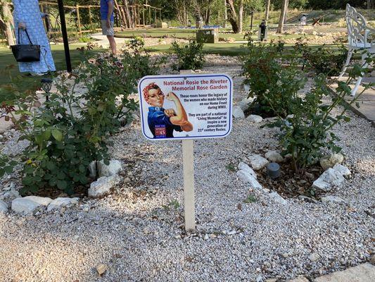 Rosie the Riveter Rose Garden