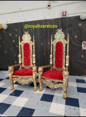 Thrones RENTALS
1 chairs for $100
2 chairs for $150
3233962663
Instagram @royaltservices