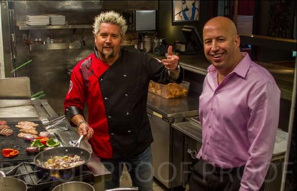 Our fearless leader, Rob Myers, with Santa Rosa's own Guy Fieri.