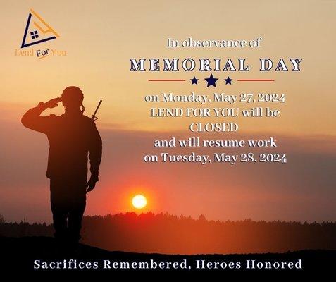 REMEMBER AND HONOR!