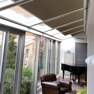 Hunter Douglas Duette Shades as Skylights