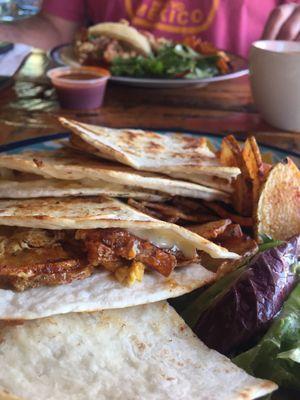 Breakfast quesadillas!