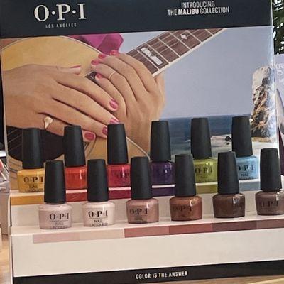 New OPI Malibu Collection, now available in regular polish & gel