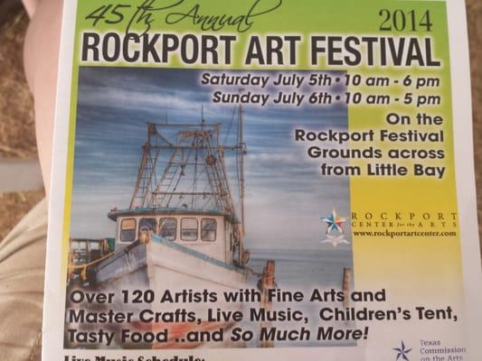 45th annual art festival info