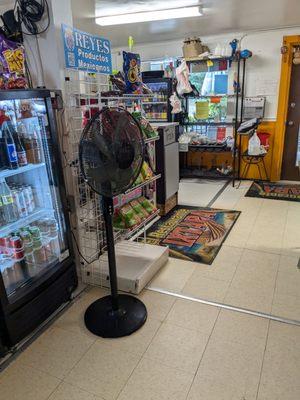 Front counter soda selection