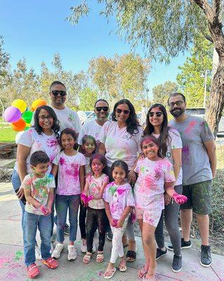 Adaa's First Holi Party!