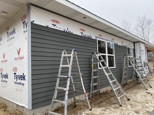 Seamless siding