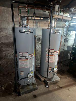 Installations of A.O. Smith hot water heaters residential and commercial use #waterheater #brooklyn #hotwater