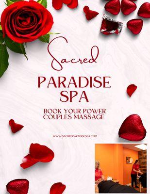 Valentine's Day specials for couples or self love special.