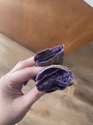 Ube spanish bread