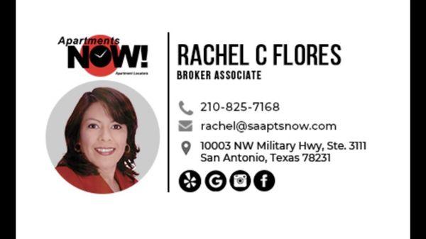 Rachel's Business Card