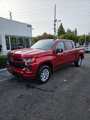 My dad's new truck