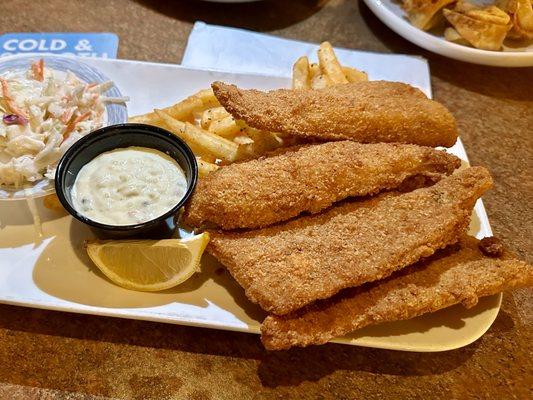 Tavern Fish Dinner (breaded yellow perch)