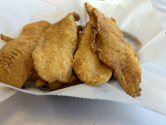 4 Fried Tilapia Basket