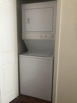 GE Washer and dryer stack