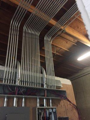 Some pipe work on commercial job. Nice work Rj!