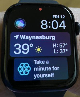 My new Apple Series 7 watch