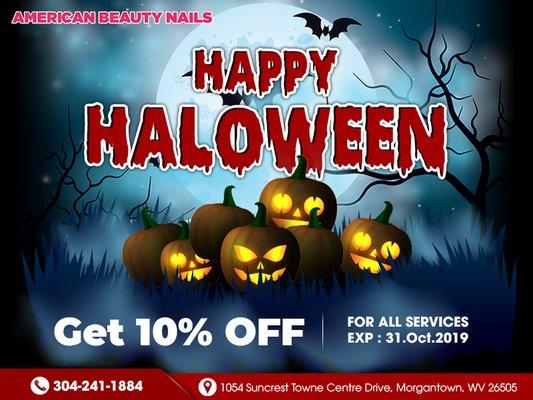 Lacquer Nail Salon Spa & Lounge in Morgantown WV 26505 | Nails near me Morgantown #halloween2019