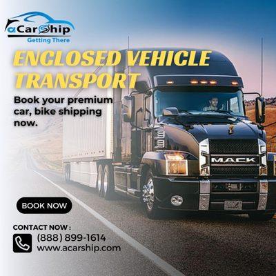 www.acarship.com
 
 ENCLOSED VEHICLE TRANSPORT.
 Hassle-free services.
 
 #transport #vehicle #shipping #shipment #transportation