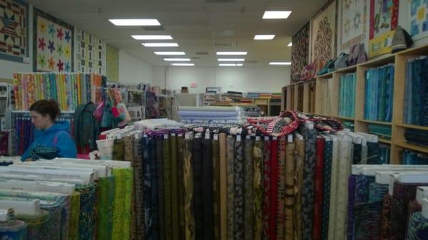 Look at how packed with fabric it is!