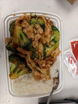 Chicken with broccoli