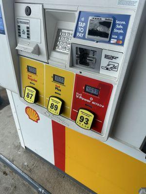 Shell gas