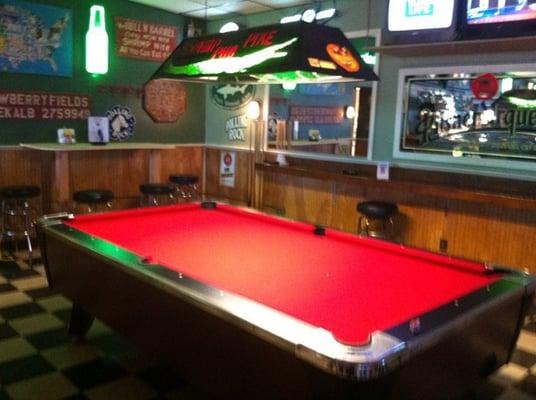 1 of 3 pool tables