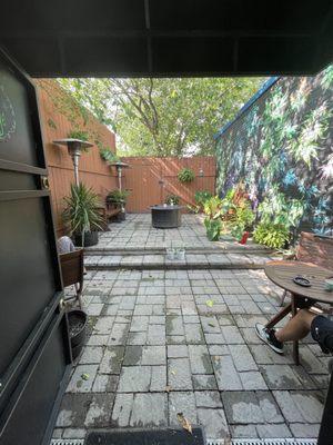 Back patio