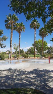 The splash pad