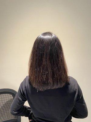 Medium layered Women's Haircut