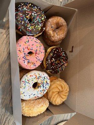 Dozen assorted donuts