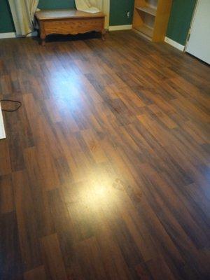 Laminate flooring repairs.