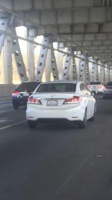 Toxicated speedy female driver put middle finger of drivers  and called me fat bitch .hope she get arrested. 10/31/17