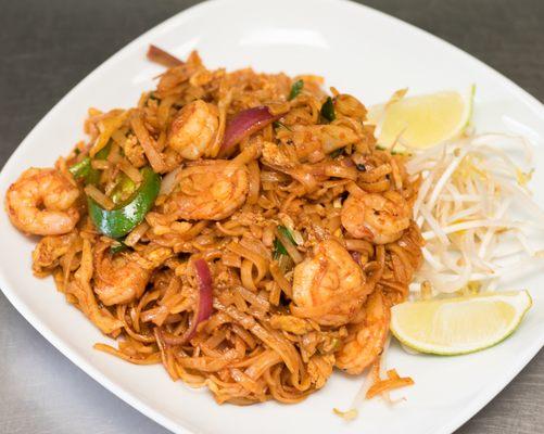 Shrimp Pad Thai (Spicy)