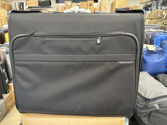 Briggs and Riley garment bag with wheels