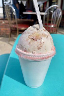 Strawberry shortcake cyclone.  One of the best ice creams I've had in a long time!!