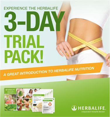 Try our 3 Day Trial Pack!