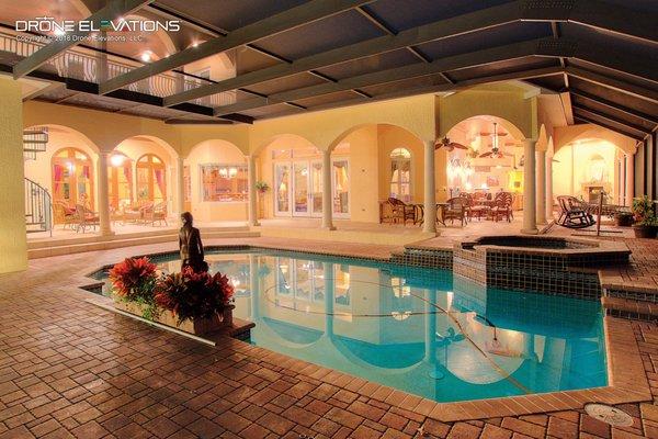 Twilight pool photos for MLS are beautiful.